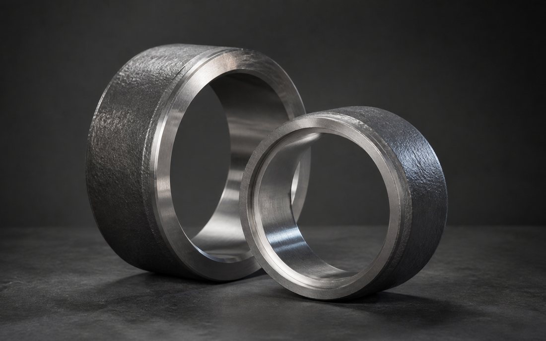 Forging press forming a billet