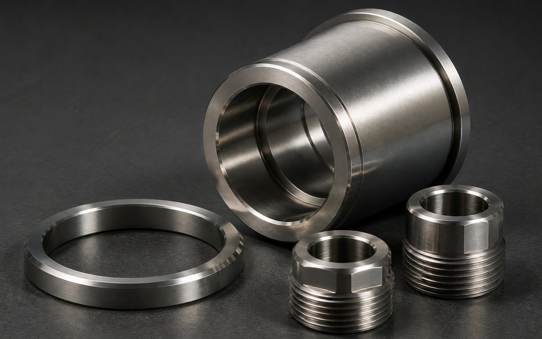 Precision machined flange face
