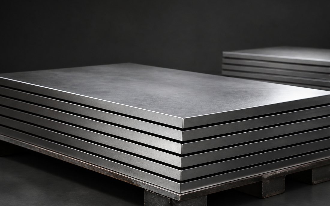 Stacked nickel alloy plate